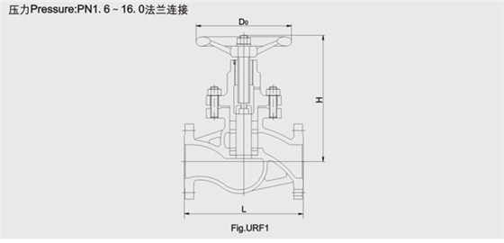 柱塞閥結(jié)構(gòu)尺寸圖