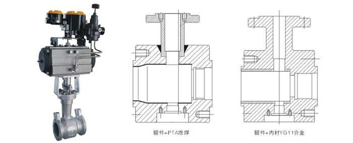 偏心旋轉(zhuǎn)煤灰煤漿控制閥結(jié)構(gòu)圖